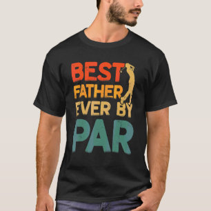T-shirt Mens Meilleur Père Jamais Par Par Par Cool Golfer
