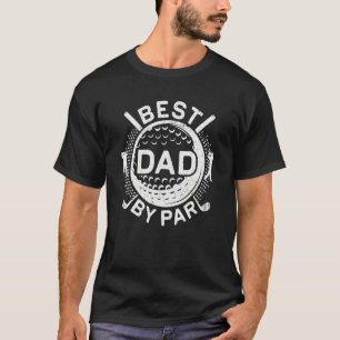 T-shirt Mens Mens Best Papa By Par Disc Golf Vintage Frisb