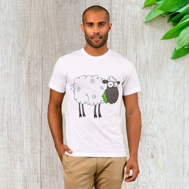 T-shirt Mens Mens de moutons laineux (Créateur téléchargé)