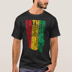 T-shirt Mens Mens Fort Noir Père Africain Américain Nat