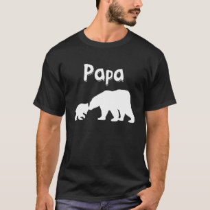 T-shirt Mens Mens Fun Cuisine Pour Papa Daddy Bear