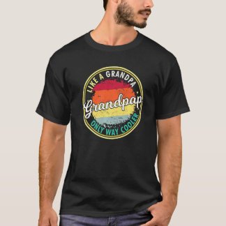 T-shirt Mens Mens Grandpap Comme Grand-Père Seulement Glac