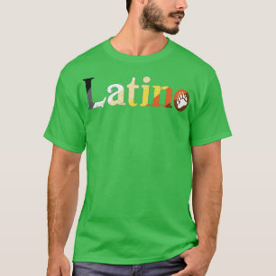 T-shirt Mens Mens Latino Gay Bear Pride Distressed Premium