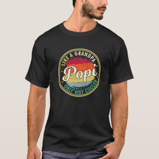 T-shirt Mens Mens Popi Comme Grand-Père Seulement Way Glac