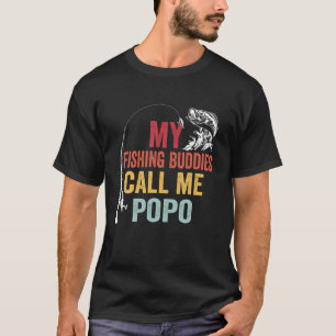 T-shirt Mens Mes Épouses De Pêche Préférées Appelez-Moi Po