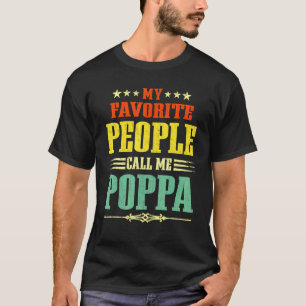 T-shirt Mens Mes Favoris Appelent Moi Poppa Fath Vintage