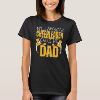T-shirt Mens Mes Pom-pom girl Favoris M'Appelle Papa