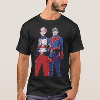 T-shirt Mens Mon Capitaine Préféré Homme Et Enfant Danger 