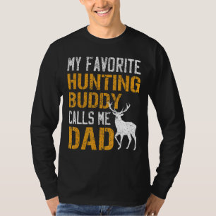 T-shirt Mens Mon Époux De Chasse Favorite M'Appelle Papa D
