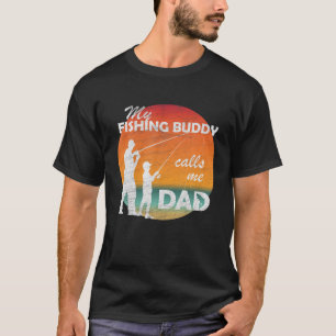 T-shirt Mens Mon Époux De Pêche M'Appelle Papa Fun Fishing