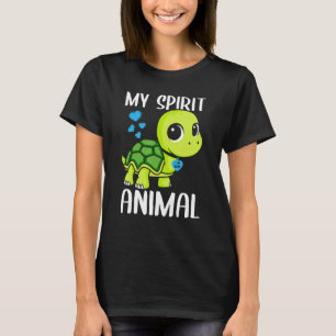 T-shirt Mens Mon Esprit Animal Turtle I Love Papa Heart Va