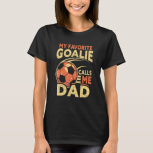 T-shirt Mens Mon gardien préféré m'appelle Papa Football 1