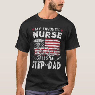 T-shirt Mens Mon Infirmière Favorite M'Appelle Étape-Pap