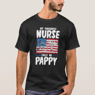 T-shirt Mens Mon Infirmière Favorite M'Appelle Infirmière 