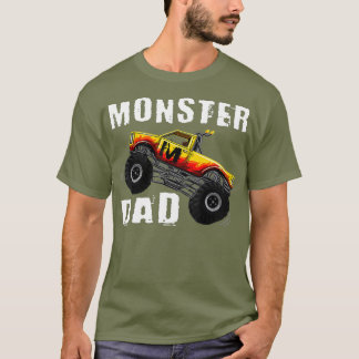 T-shirt Mens Monster Truck Papa Fundy Monster Truck Lover