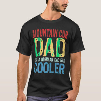 T-shirt Mens Mountain Cur Papa Comme un papa ordinaire mai