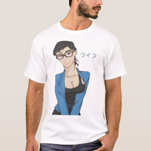 T-shirt Mens My Favori Waifu Mia Khalifa Funny Graphic G