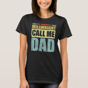T-shirt Mens My Favorite Millwright m'appelle Papa Père
