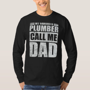 T-shirt Mens My Favorite Plumber appelle-moi papa père's D