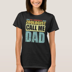 T-shirt Mens My Favorite Zoologiste m'appelle Papa Père