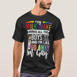 T-shirt Mens My Milkshake Apporte Garçons Lgbtq Gay pride 