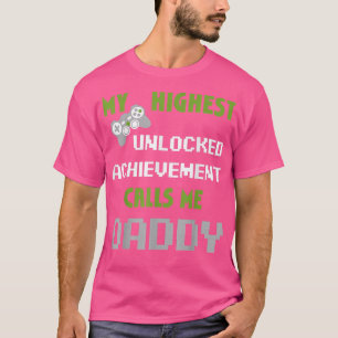 T-shirt Mens Nerdy Funny Fête des pères Gamer Papa Video G