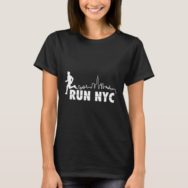 T-shirt Mens New York City Runner Jogging (Devant)