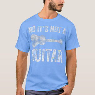 T-shirt Mens Non Ce N'Est Pas Une Guitare Drôle Ukulele Ha