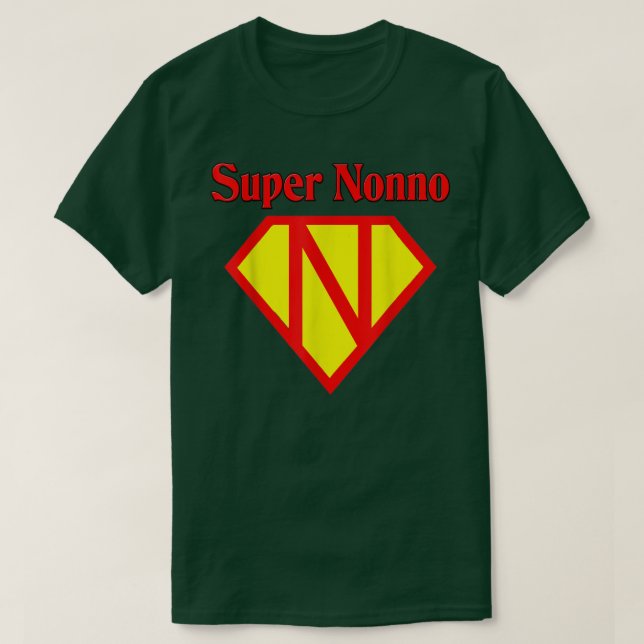 T-shirt Mens Nonno Grand-père italien  (Design devant)
