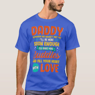 T-shirt Mens Nouveau Père Papa D'Être Attendu Bientôt