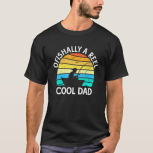 T-shirt Mens Ofish A Reel Cool Papa Pêcher 3