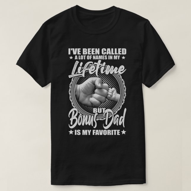 T-shirt Mens On M'A Appelé Beaucoup De Noms Mais Bonus Pap (Design devant)