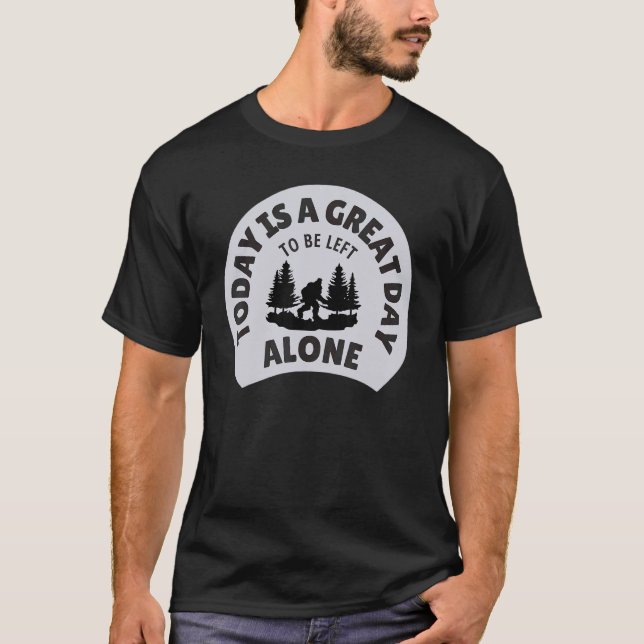 T-shirt Mens Outdoor Adventure Appelant Sasquatch Big Foot (Devant)