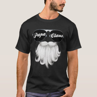 T-shirt Mens PAPA CLAUS Fundy Grand-père Papa Grand-père M