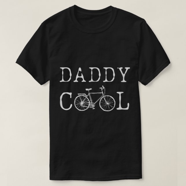 T-shirt Mens Papa Cool Vélo Papa Vélo Fête des pères Vélo  (Design devant)