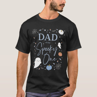 T-shirt Mens Papa Du Éffrayant Un Premier Anniversaire Blu