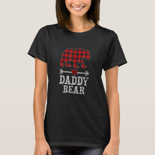 T-shirt Mens papa ours mignon bébé papa papa Fête des père