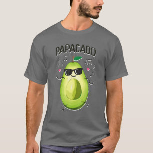 T-shirt Mens Papacado Drôle Cadeau Pour Nouveau Papa Ou Pa