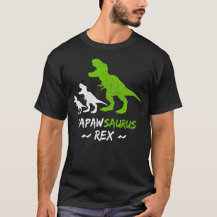 T-shirt Mens Papawsaurus Rex Papaw Saurus Dinosaure