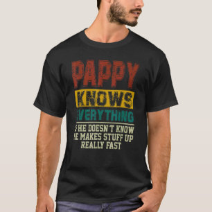 T-shirt Mens Pappy Sait Tout Vintage Pappy Papa Gras
