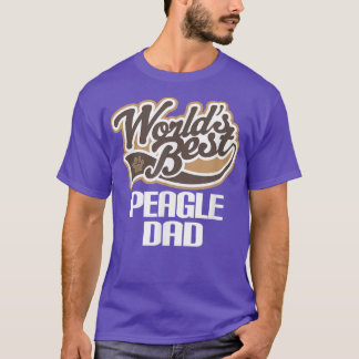 T-shirt Mens Peagle Chien Papa Fête des pères Animaux dome
