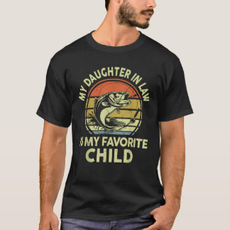 T-shirt Mens Pêche Papa Père Jour Cadeau Fille En Droit F