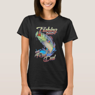 T-shirt Mens Pêche Papa the Reel deal Pêche Père Da