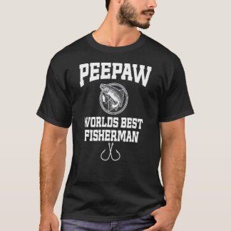 T-shirt Mens Peepaw Worlds Best Fisherman