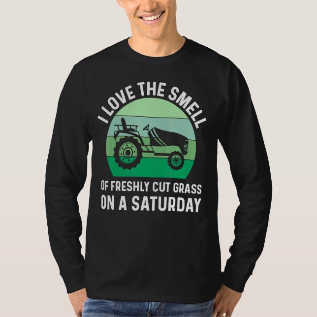 T-shirt Mens Pelouse Fer Papa Landscaping Jardin Travail C (Devant)