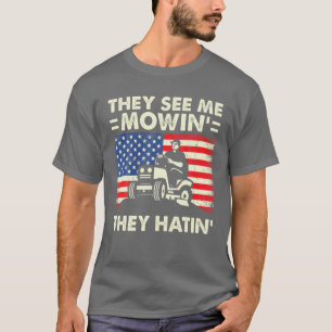 T-shirt Mens Pelouse Mailler Ils Me Voient Mailler Ils Hat