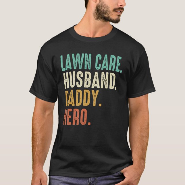 T-shirt Mens Pelouse tondeuse de pelouse Entretien pour ho (Devant)