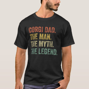 T-shirt Mens Pembroke Welsh Corgi cadeaux pour le père de