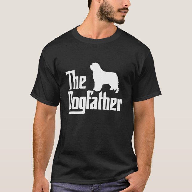T-shirt Mens Père Chien, Père Chien Oreille Bernese, Best  (Devant)