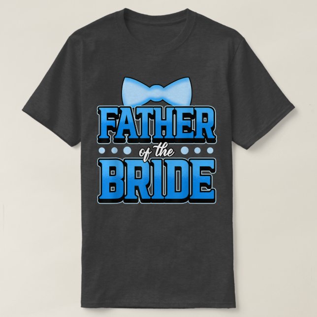 T-shirt Mens Père de la mariée (Design devant)